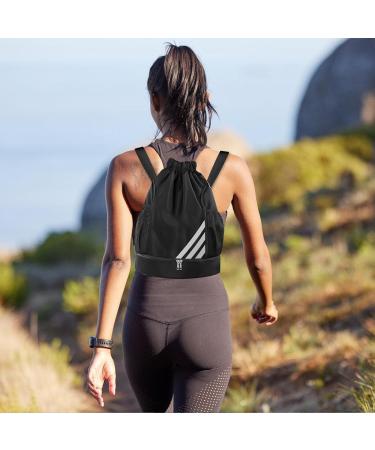 ACBOOR Gym Bag | Large Capacity Waterproof Sports Backpack with Cord & Zipper | Fashionable & Adjustable Design for Women & Kids - Buy Online on GoSupps.com