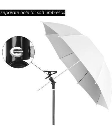 EMART Photography Reflector Holder for Light Stand - Heavy Duty Metal Clamp with Umbrella Hole | 1 PACK - Buy Online on GoSupps.com