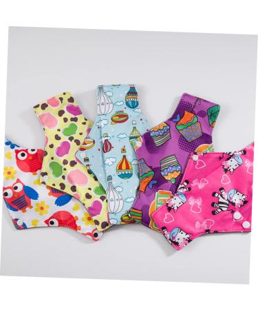 5pcs Reusable Menstrual Pads | Washable Mama Cloth Towel Set | Eco-Friendly Period Pads for Women - Buy Online on GoSupps.com