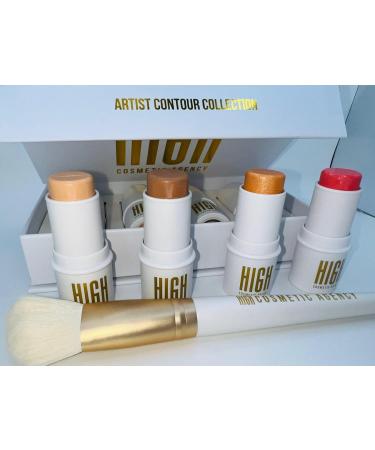 Professional 4 Piece Contour Set - Long Lasting Cruelty Free Makeup Kit | Beauty Creations Crystalline Artist Collection - Buy Online on GoSupps.com