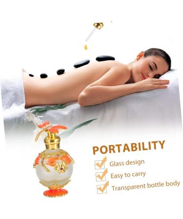HAPINARY 15 Dragonfly Perfume Bottle Glass Perfume Bottle Essential Oil Container Retro Empty Frosted Glass Refillable Perfume Bottle Dubai Style Perfume Bottle Vintage Bottled - Buy Online on GoSupps.com
