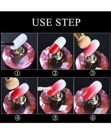 Nail Stamping Plate Set with Silicone Sponge & Brush | Flower Polish Transfer Stencils & Geometry Template | Double-Sided Head for DIY Nail Art & Manicure Tool - 16# - Buy Online on GoSupps.com