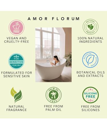 Amor Florum 100% Natural Bathing Salt - Himalayan & Totes Sea Salt with Neroli & Lemon | Detoxify Hydrate & Relax - 400g - Buy Online on GoSupps.com