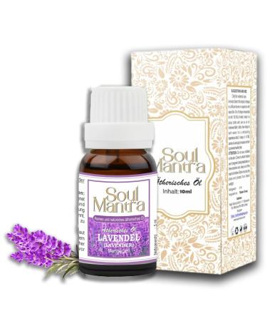 Soul Mantra lavender oil for aromatherapy humidifier fragrance oil for aroma diffusers and also for smoothie skin relaxation and well-being 5ml-30ml.(5ml) 1 ml (1 Pack)