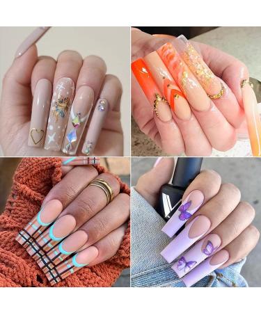 500pcs FITDON XXL Long Square Nail Tips | Extra Long Clear Press on Nails for Salons and DIY Nail Art - Buy Online on GoSupps.com