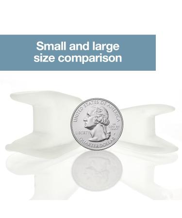 ZenToes Bunion Pain Relief Toe Separators - Set of 6 Flared Gel Straighteners for Toe Alignment and Corn Prevention (Large) - Pack of 6 - Buy Online on GoSupps.com