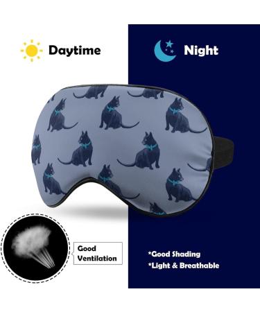 Elegance Russian Cat Sleep Mask Adjustable Eye Cover for Sleeping and Travel - Buy Online on GoSupps.com