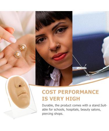 1 Set Nose Mouth Model for Piercing Practice - Fake Face Simulation for Nose and Facial Piercing Training - Buy Online on GoSupps.com