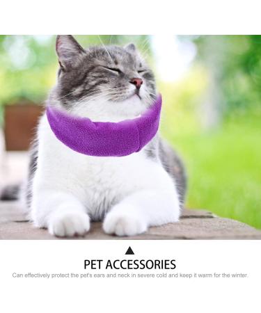 POPETPOP Earmuff Portable Ears Covers Ear Multi-Function Warmer Dog for Protection Pet Supply Lint Puppy M Purple - Buy Online on GoSupps.com