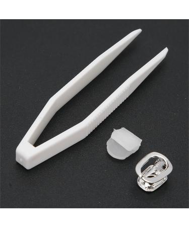 Stylish Hip Hop Silver Tooth Braces Decoration - Perfect for Parties & Daily Wear - Buy Online on GoSupps.com