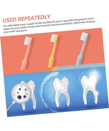 Mobestech 6th Soft Toothbrush Set - Travel-Friendly Oral Hygiene Tool for Whiter Teeth | Compact Nylon Brush for Tooth Cleaning - Buy Online on GoSupps.com