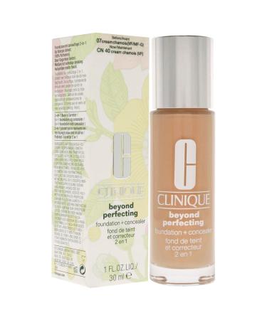 Clinique Beyond Perfecting Foundation Plus Concealer - CN 40 Cream Chamois 1 oz - Buy Online on GoSupps.com