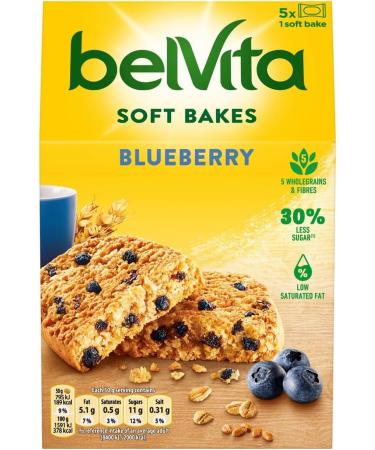 Breakfast Biscuits Bundle with Belvita Choc Chips Soft Bakes Breakfast Biscuits with Blueberry Soft Bakes Breakfast Biscuits (Pack of 2 Bundle - Total of 10 Soft Bakes) - Buy Online on GoSupps.com
