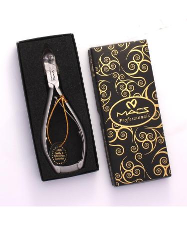 Macs Toe Nail Nipper Moon Shape with Double Spring 5.5" with Back Made of High Grade Surgical Stainless Steel Macs Professional Quality-0790 - Buy Online on GoSupps.com