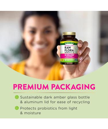 Raw Flora Probiotics for Women | 30 Billion CFU | 33 Capsules | with Cranberry and D-Mannose | Vegan, Non-GMO & Gluten Free Supplement - Buy Online on GoSupps.com