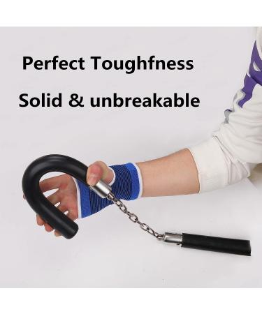 Solid Rubber Training Nunchucks with Steel Chain - Safe for Beginners & Professionals - Buy Online on GoSupps.com