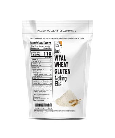 Vital Wheat Gluten Flour - High Protein, Perfect for Seitan & Low Carb Bread (20oz) - Buy Online on GoSupps.com