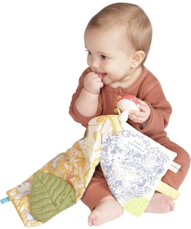 Manhattan Toy Deer Soft Activity Crinkle Book & Pat Mat for Baby/Toddler - Squeaker, Mirror, Teether - Large - Buy Online on GoSupps.com