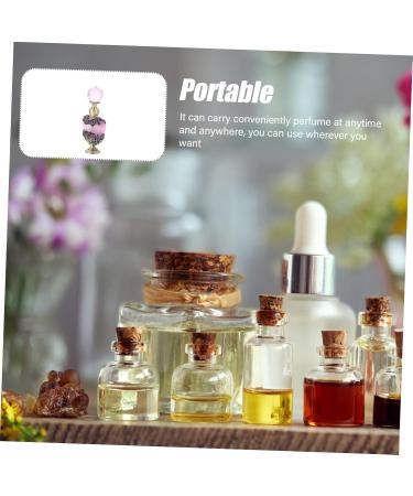Angoily Dubai Essential Oil Bottle Perfume Container Clear Container Aromatherapy Bottle Empty Perfume Retro Decor Perfume Sample Bottle Flowers Decoration Essence Glass Desktop - Buy Online on GoSupps.com