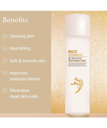 Buy Rice Water Toner - Korean Essence Toner for Face Moisturizing & Non-Greasy - 4.05 Fl.Oz | International Shipping Available - Buy Online on GoSupps.com