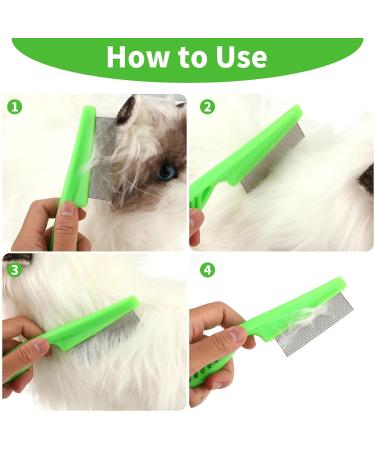 Shop Tiesome 2-in-1 Dog Grooming Kit - Multifunctional Stainless Steel Double-Sided Comb & Massage Brush - Perfect for Pet Hair Care - Buy Online on GoSupps.com