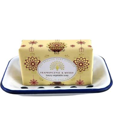 The English Soap Company Frankincense and Myrrh Christmas Soap 190 g - Buy Online on GoSupps.com