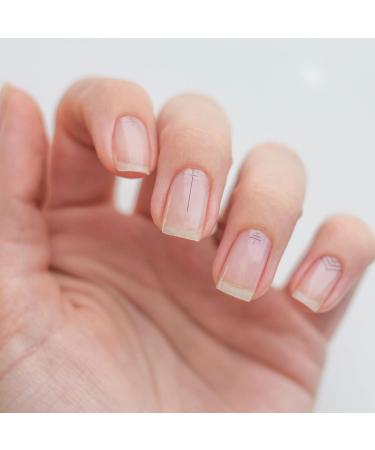 Avoa Beauty Wide Awake Nail Film - Tribal Minimalist Transparent Design | 16 Long-Lasting Self-Adhesive Nail Wraps for International Shipping - Buy Online on GoSupps.com