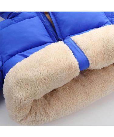 YOPOTIKA Baby Hooded Fleece Coat Outerwear with Removable Hood - Navy Blue - 12-18 Months - Buy Online on GoSupps.com