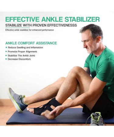 Plantar Fasciitis Night Splint - Adjustable Relief Brace for Foot Drop & Achilles Tendonitis | International Shipping - Buy Online on GoSupps.com