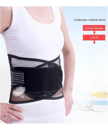 Samnuerly Breaking Waist Support Belt for Lumbar Support - Steel Plate Anti-Disc Rescue Black - Size L - Buy Online on GoSupps.com