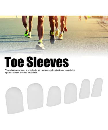 Silicone Toe Protectors - 8 Pairs Toe Sleeves for Corns, Blisters, and Ingrown Toenails - Buy Online on GoSupps.com