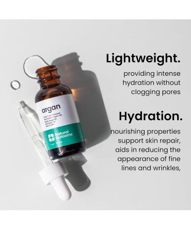 100% Pure Moroccan Argan Oil - Cold-Pressed Lightweight Oil for Face Body & Hair Moisturizing & Hydration (1 oz) | International Shipping - Buy Online on GoSupps.com