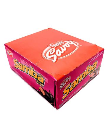 SAMBA Fresa Chocolate Covered Strawberry Filled Cookies - 20 Units, 32g Each - Buy Online on GoSupps.com