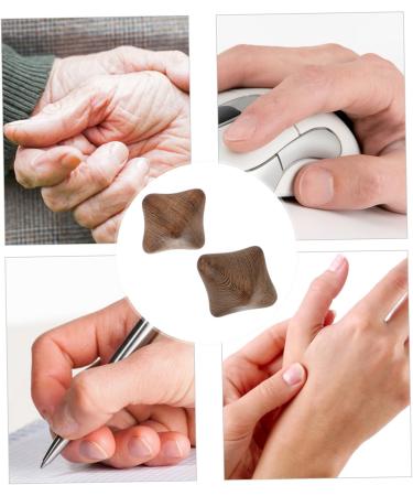 Buy BUIFULSIC 2S Wenge Health Ball - Hand Massage Device for Acupressure Finger Training & Thai Massage Tools - Buy Online on GoSupps.com