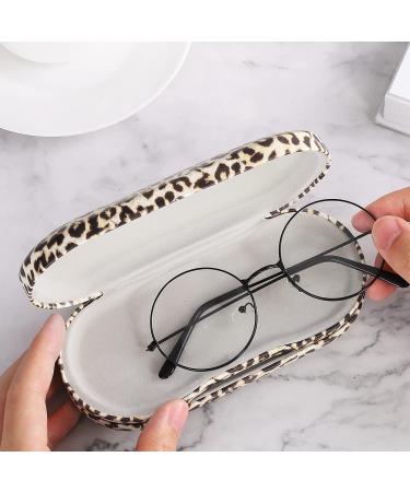 Moko Double-Sided Glasses Case with Mirror | Scratch-Resistant & Stylish Leopard Pattern for Glasses Reading Glasses & Contact Lenses - International Shipping Available - Buy Online on GoSupps.com