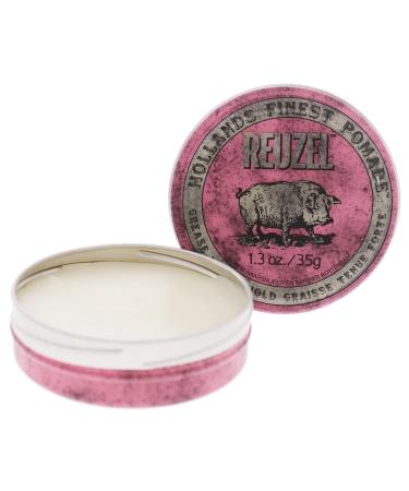 Reuzel Pink Grease Heavy Hold Pomade - Men's Hair Wax 35g - Strong Hold Versatile Styling - Buy Online on GoSupps.com