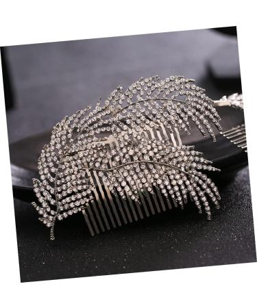 DOITOOL Wedding Hair Comb Tiara Hair Side Combs Bridal Hair Comb Bridal Hair Accessories Crystal Bride Dress Wedding Hair Piece - Buy Online on GoSupps.com