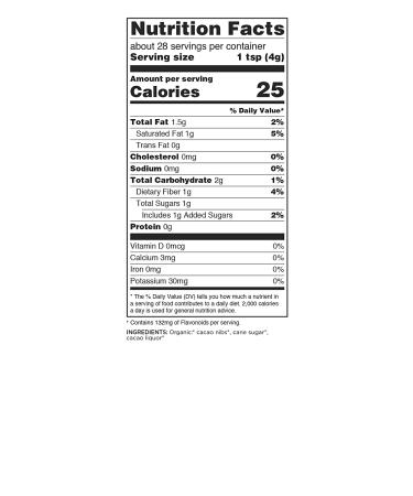 Navitas Organics Organic Cacao Sweet Nibs 4 oz â€“ Healthy Superfood Snack - Buy Online on GoSupps.com