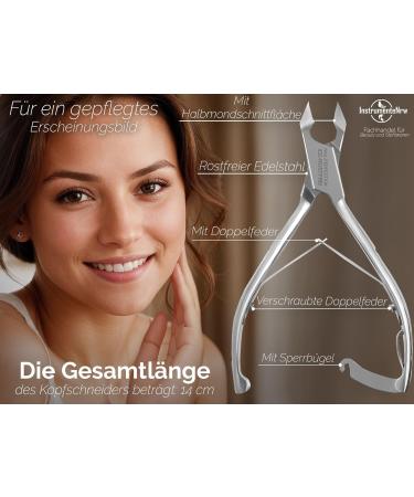 Premium Head Pliers for Foot Care | Nail Pliers & Pedicure Instruments for Perfect Feet - International Shipping Available - Buy Online on GoSupps.com