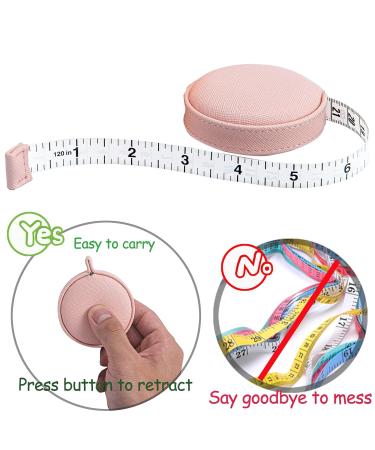 3 Pack Tape Measure 3m/120" Body Measuring Tape for Body Cloth Tape Measure Fabric Tailors Sewing Medical Measurements TapeLeather Tape Measure Retractable Dual Sided Ruler Orange Blue Pink - Buy Online on GoSupps.com