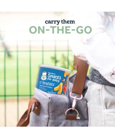 Gerber Lil' Crunchies Veggie Dip 8+ Months - Healthy Snack for Babies, 1.48 oz - Buy Online on GoSupps.com