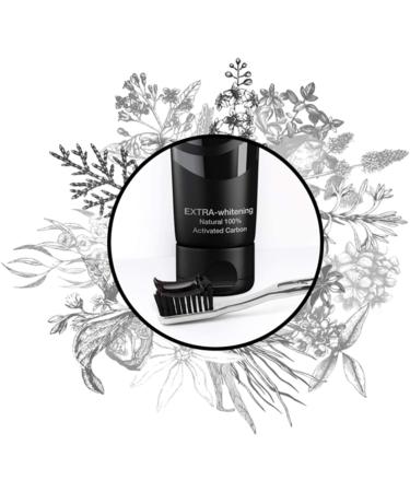 Dentissimo Premium Extra Whitening Black Toothpaste - Reverse Tooth Decay 75ml | Shop Internationally - Buy Online on GoSupps.com