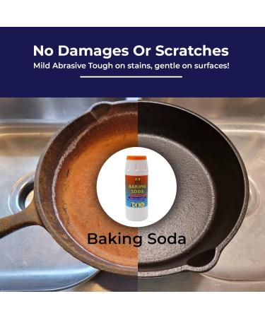 Direct Mart Baking Soda for Cleaning Household Essentials for Stain & Odour Kitchen Cleaner Non-Scratch All Purpose Cleaner Unscented Cleaning Supplies No Alcohol & Non-Toxic (500gm)(Pack of 1) - Buy Online on GoSupps.com