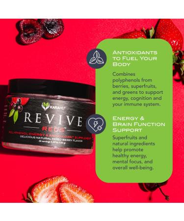 KaraMD Lectin Guard Gut Repair Colon Cleanse Supplement & Revive Reds Polyphenol Energy Booster | Antioxidants Shilajit & Enzymes | Non-GMO Gluten Free Vegan Friendly (30 Servings) - Buy Online on GoSupps.com