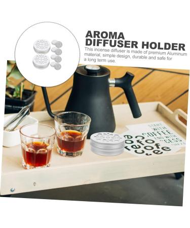 Frcolor Aluminum Candy & Diffuser Box - 10 Pack | 2.6x6.8cm Silver Aluminum Container with Lid for Truffle Oil & Candle Doses - Buy Online on GoSupps.com