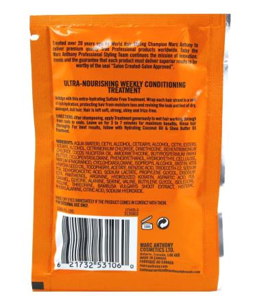Marc Anthony Extra Virgin Coconut Oil & Shea Butter Conditioner 1.69 fl oz - Moisturizing Treatment - Buy Online on GoSupps.com