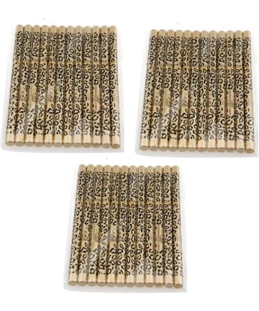 FOMIYES 3pcs set 12pcs Brush of Eyeliner Waterproof Eyebrow Double-ended Leopard A Makeup Pens Pencil Black - Buy Online on GoSupps.com
