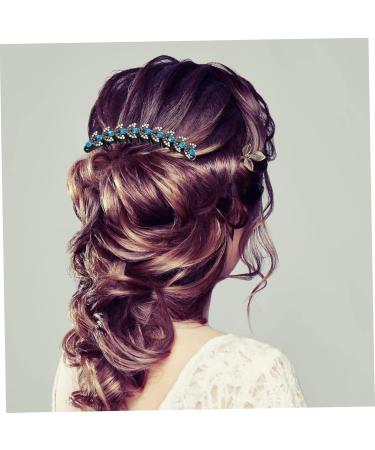 Ipetboom Issue Card Rhinestone Hair Combs Hair Fork Stick Comb Rhinestone Hair Stick Bridal Hair Comb Hair Accessories for Women Bun Diy Rhinestones Clips Women's Korean Version - Buy Online on GoSupps.com