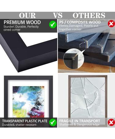 Children's Art Picture Frame - Black Front Opening A4 Synthetic Frame for Kids' Drawings - Buy Online on GoSupps.com