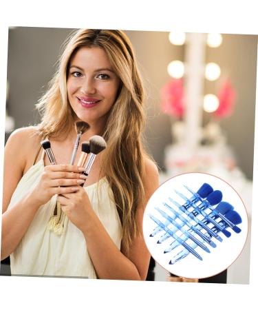 FRCOLOR 10pcs Makeup Brush Tools Eyeshadow Cosmetics Brush Beauty Accessories Eye Shadow Brush Major 20X12X2.5cm Blue - Buy Online on GoSupps.com